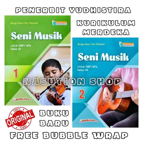 Jual Buku Seni Musik Kelas 1 2 3 7 8 9 Smp Yudhistira Kurikulum