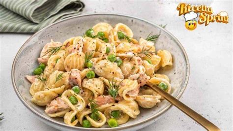 Orecchiette Piselli E Salmone In Minuti Porterai In Tavola Un