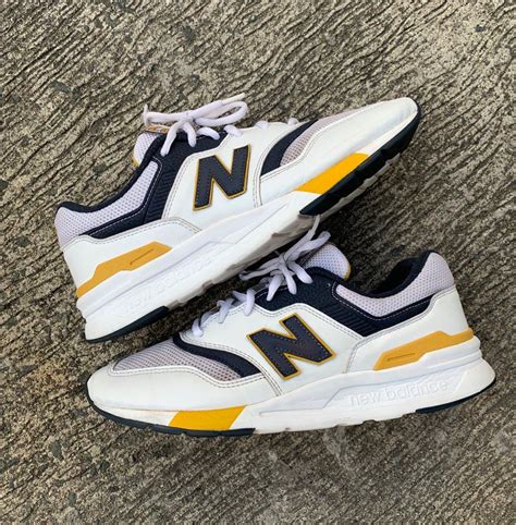 NEW BALANCE 997h " white navy " on Carousell