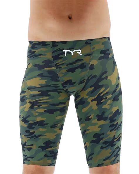 Tyr Mens Venzo™ High Waist Jammer Swimsuit Camo Tyrgr