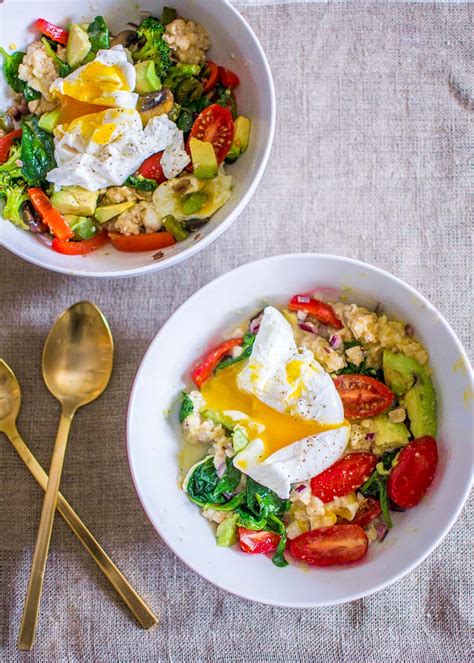 Savory Oatmeal Breakfast Bowls