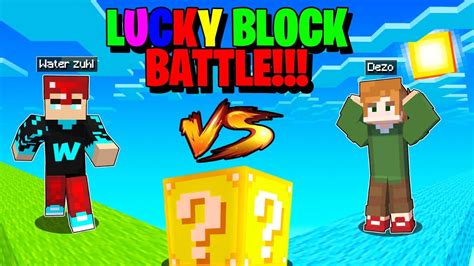 Lucky Block Race Gegen Dezo Wer Wird Gewinnen Youtube