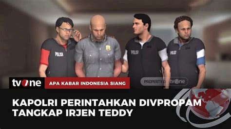 Irjen Teddy Ditangkap Divpropam Mabes Polri Atas Perintah Kapolri