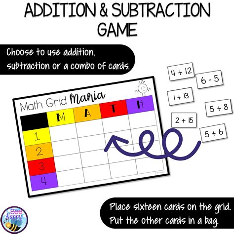 Addition and Subtraction Game - Australian Teachers Marketplace