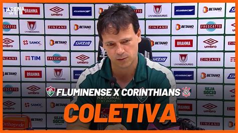 COLETIVA FERNANDO DINIZ AO VIVO Fluminense X Corinthians Copa Do