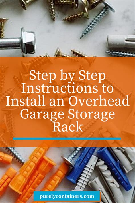 Step by Step Instructions to Install an Overhead Garage Storage Rack