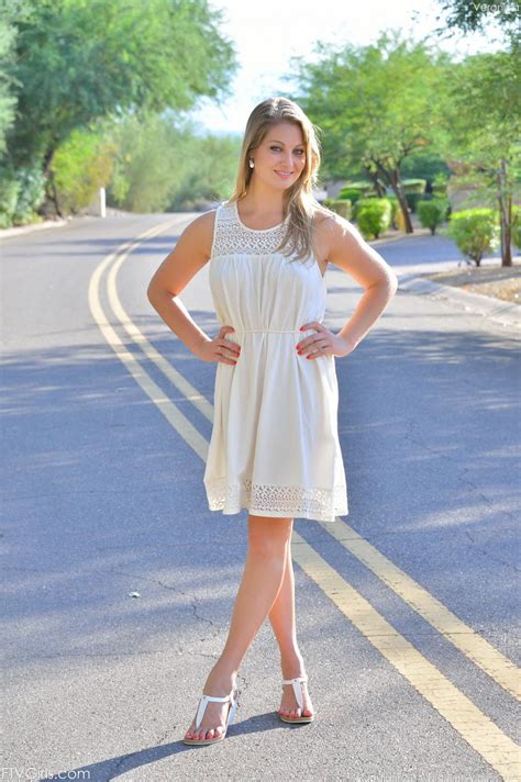 Spicy Upskirt Views And Sexy Nude Flashing From Luscious Blonde Doll Veronica Weston