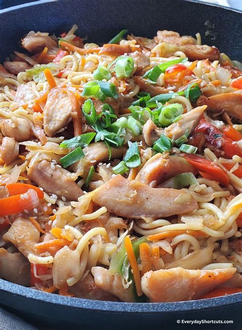 Chicken Yakisoba Everyday Shortcuts