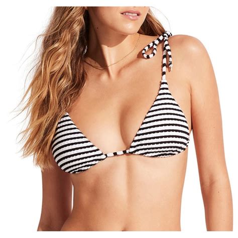 Seafolly Sorrentostripe Slide Tri Bikini Top Women S Buy Online