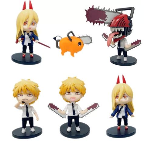 Jual Nendoroid Chainsaw Man Denji Power Anime Manga Action Figure Set