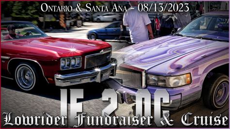 Ie To Oc Lowrider Fundraiser Cruise Night Alaniz Beatz