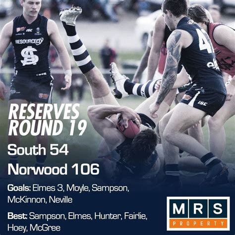 Reserves Match Report Round South Adelaide Vs Norwood