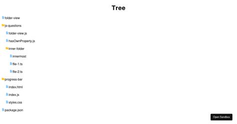 Treeview Codesandbox