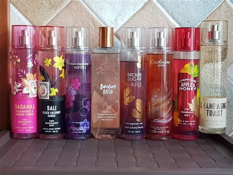 Bath And Body Works Decants Mini Samples Bottles Full List Beauty