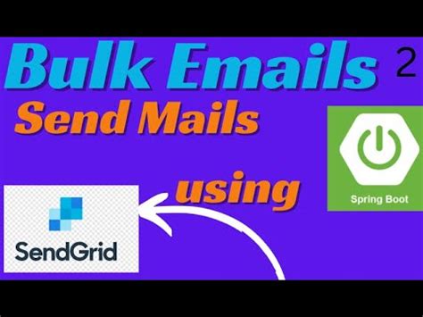 Send Emails With Spring Boot Using Send Grid Send Grid With