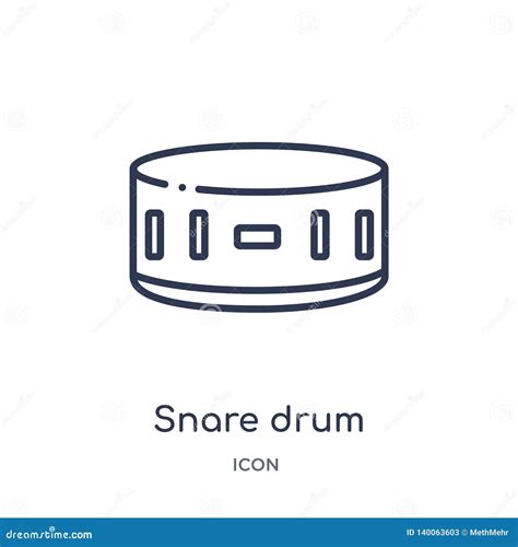 Snare Drum Icon From Music Outline Collection Thin Line Snare Drum