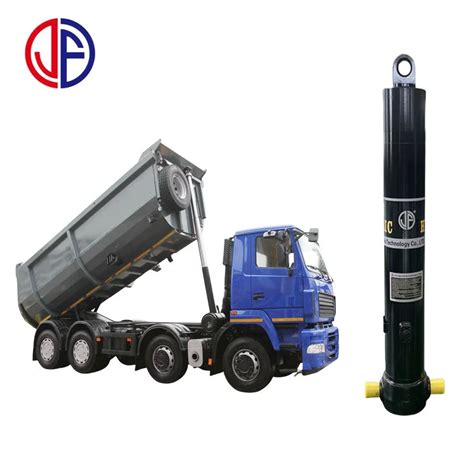 Hyva Stage Ton Telescopic Hydraulic Cylinder For Dump Truck