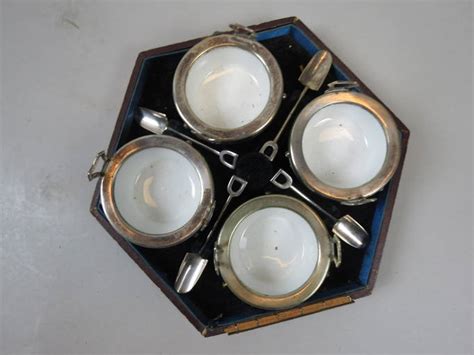 Victorian Salt Cellar Set,