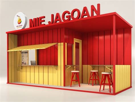 Booth kontainer booth kiosk mie jagoan | Rumah kontainer, Arsitektur ...
