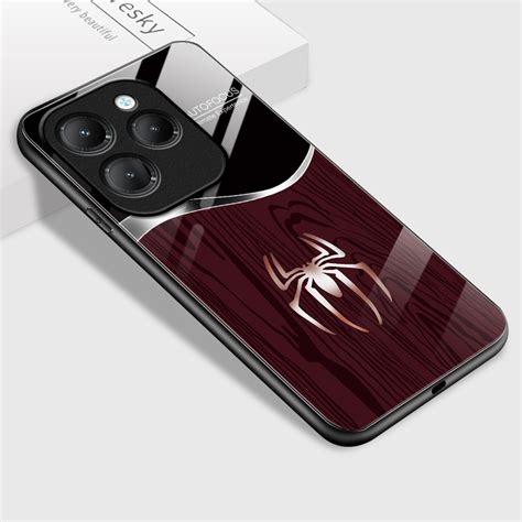 Jual Infinix Hot 40 Tecno Spark 20 Pro Untuk Hp Casing Hardcase Ponsel Kaca Cassing Wood Grain