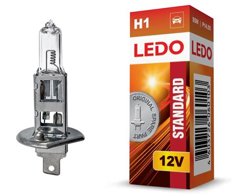Лампа H1 LEDO Standard 12V 55W - характеристики и описание