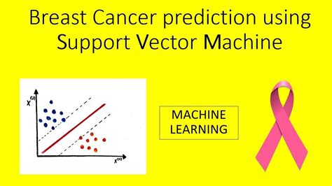 Breast Cancer Prediction Using Support Vector Machine Machine Learning