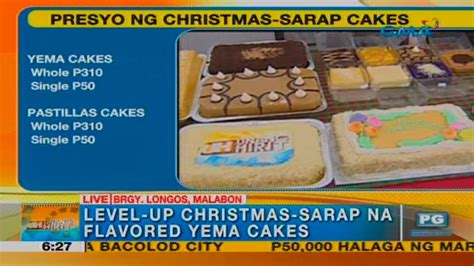 Unang Hirit Level Up At Christmas Sarap Na Flavored Yema Cakes