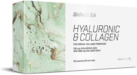 Biotech Usa | Hyaluronic & Collagen (120 Caps) | Collagène | Collagène ...