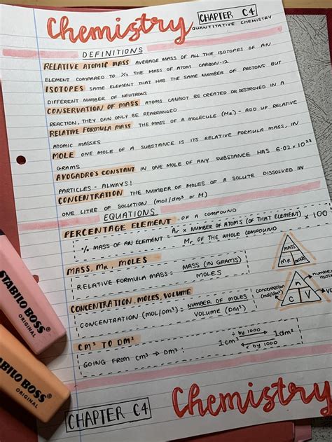 Gcse Chemistry Summary Notes