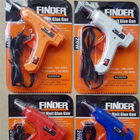 Jual Lem Tembak Bakar Finder Hot Melt Glue Gun 20w 20 Watt On Off Kualitas Shopee Indonesia