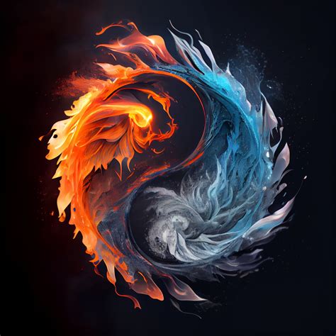 Fire And Ice Yin Yang