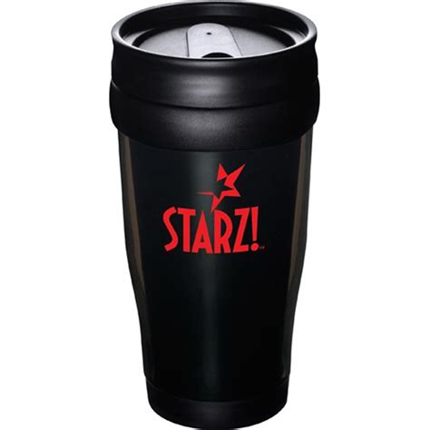 16oz Double Wall Coffee Travel Mugs Custom Designed With Your Logo