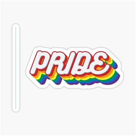 Gay Pride LGBTQ Lesbian Rainbow LGBT Sticker For Sale By Draculaura2009 Redbubble