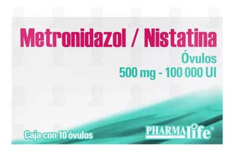 Pharmalife Metronidazol Nistatina 500 Mg 100 000 Ui MercadoLibre