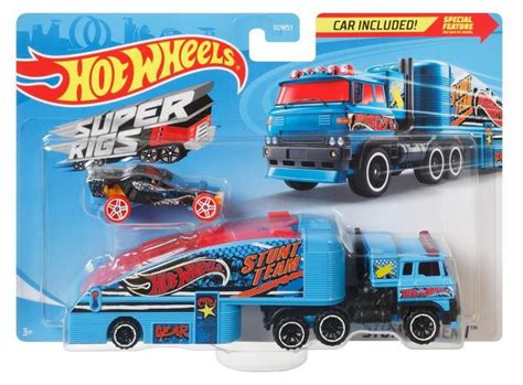 Hot Wheels Caminh O Super Rigs E Carrinho Mattel Bdw Caminh Es Motos E Nibus De