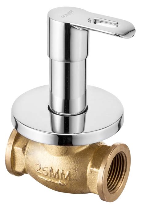 Concealed Stop Cock Mm With Wall Flange Eauset Luxury Faucets