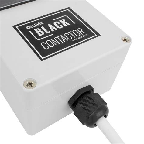 Lumii Black Way Contactor Timer Hydrogarden