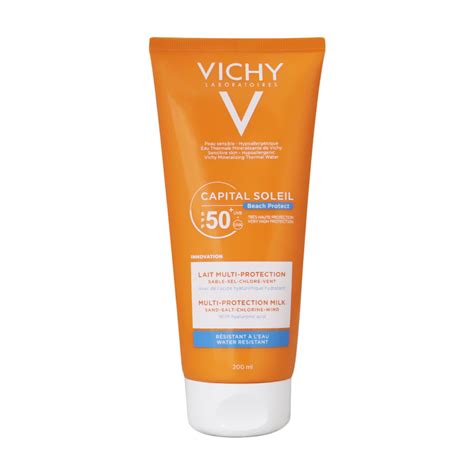 Vichy Capital Soleil Beach Protect Lait Multi Protection Spf 50 200 Ml