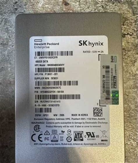 Ssd Hpe Sk Hynix Gb Sata Festima Ru