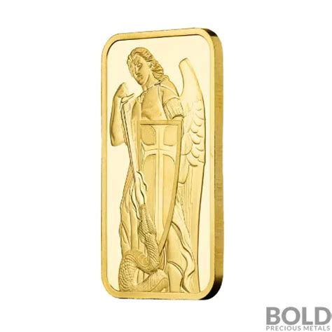 1 Oz Scottsdale PAMP Michael The Archangel Gold Bar