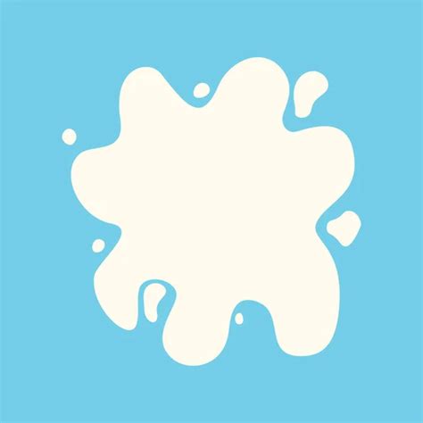 Milk Label Vector Milk Splash And Blot Design Shape Creative Illustration Stock Vector Image