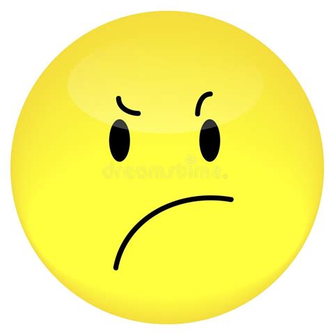 Frustrated Face Emoji Clip Art