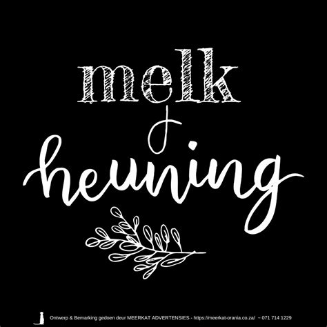 Melk And Heuning Meerkat