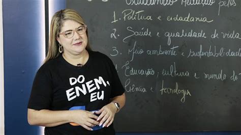 Professora D Dicas De Reda O Na Reta Final Para O Enem Blog Do Vt