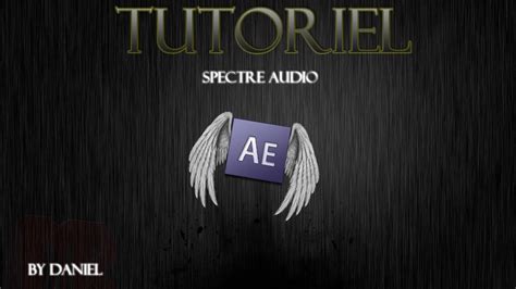 Tutoriel After Effect Comment Faire Un Spectre Audio YouTube