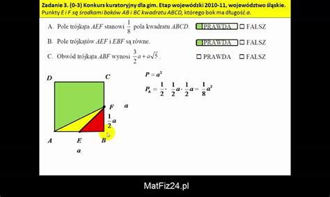 Pole i obwód trójkąta a Twierdzenie Pitagorasa Zadanie 3 YouTube