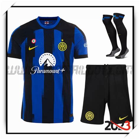 Meilleur Magasin Vente Ensemble Maillot Inter Milan Domicile Short