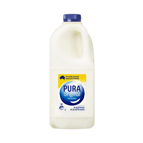 Buy Pura Full Cream Milk 2l Coles