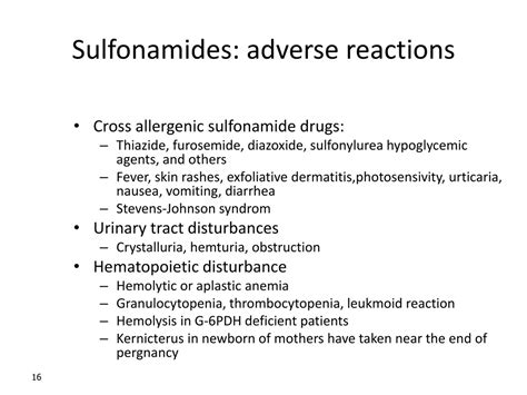 PPT - Sulfonamides PowerPoint Presentation, free download - ID:348698