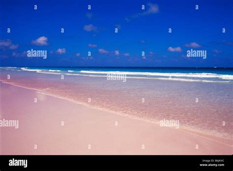 Pink Sand Beach, Harbour Island, Bahamas Stock Photo - Alamy